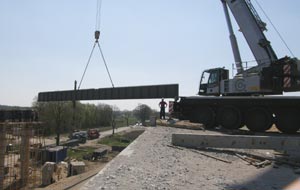строительстве путепровода на автодороге Калининград–Зеленоградск с подъездом к аэропорту «Храброво»