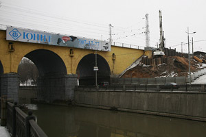 Реконструкция железнодорожного моста через р. Яузу