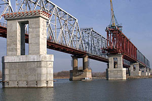 Мост через Обь у г. Камень-на-Оби