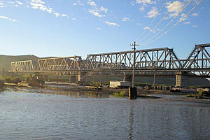 Железнодорожный мост через реку Онон
