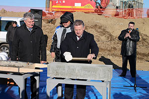 Начало строительства нового моста в Хабаровске