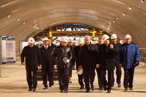 Мэр Москвы ознакомился с ходом работ по строительству новых станций на Таганско-Краснопресненской линии метрополитена