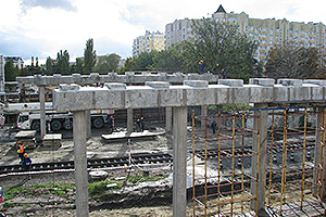 Строительство нового путепровода в Калининграде
