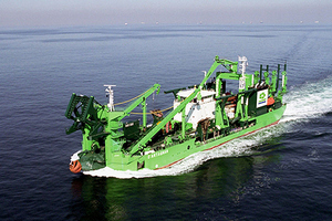 Девятнадцать судов вышли из Мурманска в порт Сабетта для производства дноуглубительных работ
