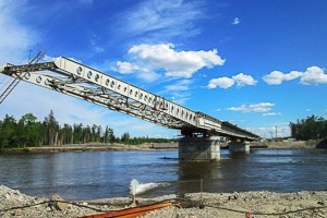 Строительство моста через Селемджу