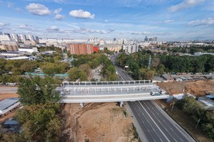 Завершено строительство двух путепроводов через Хорошевское шоссе