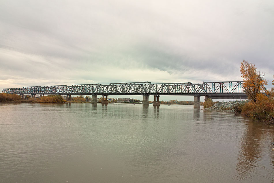 Мост через р. Обь