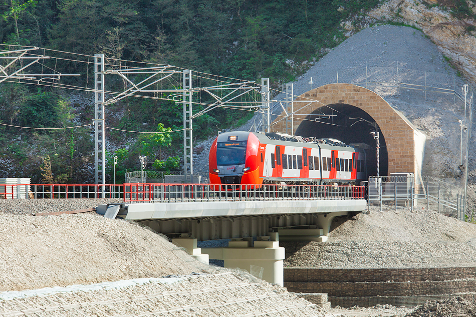 Железнодорожный тоннель №2 на трассе Адлер—«Альпика-Сервис» в Сочи