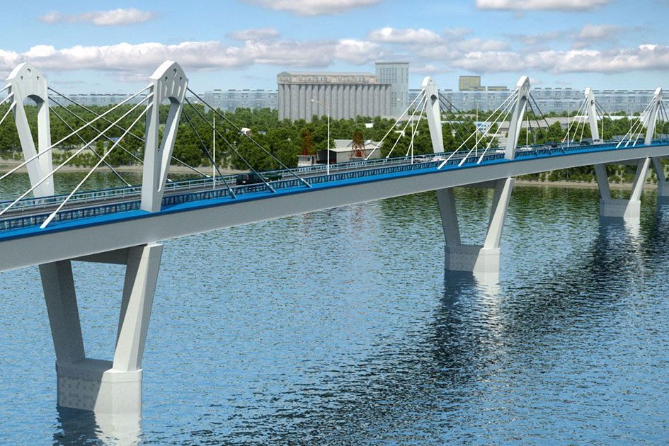 Новый мостовой переход через реку Зею в Благовещенске